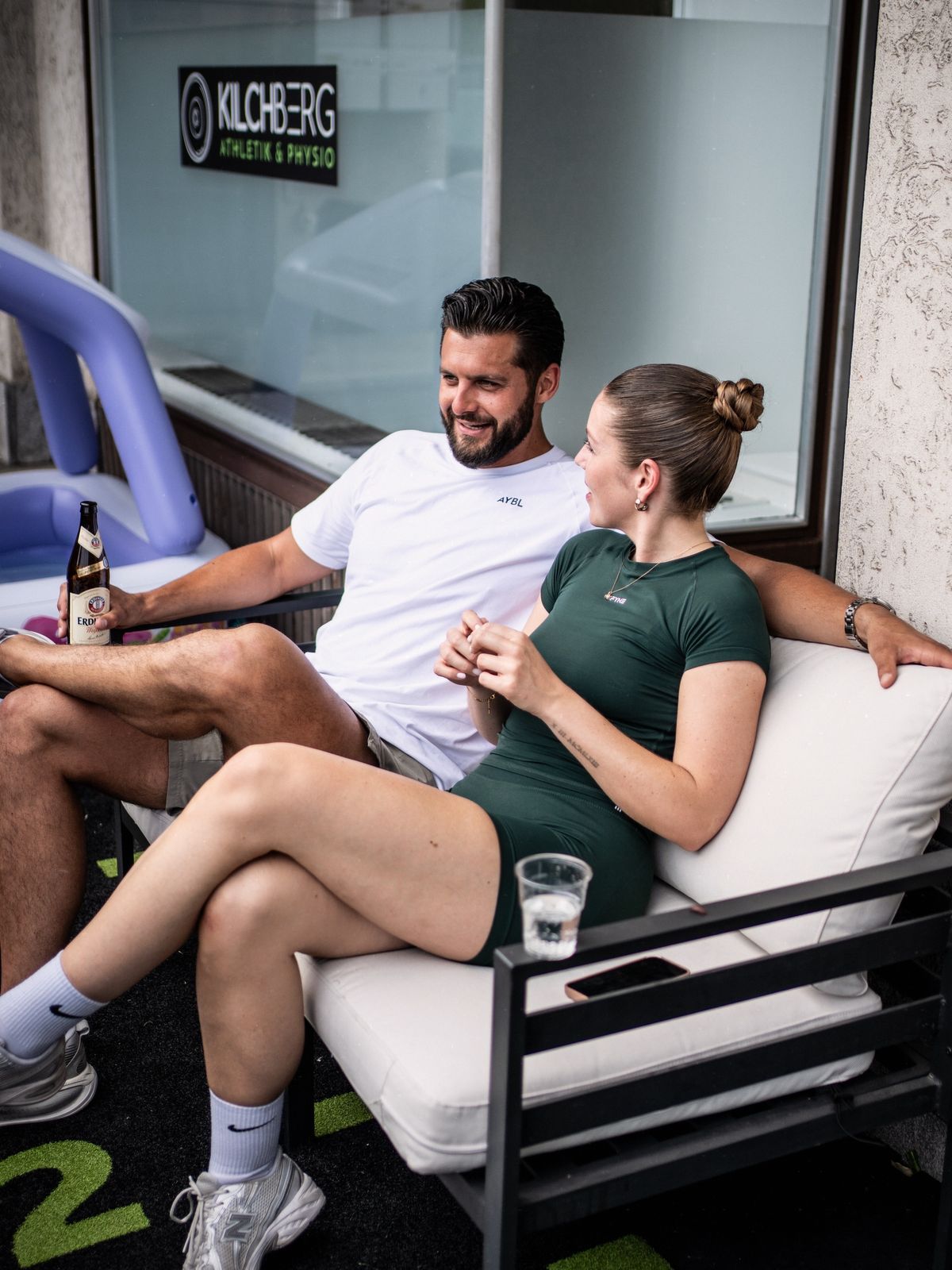 Relaxing after training