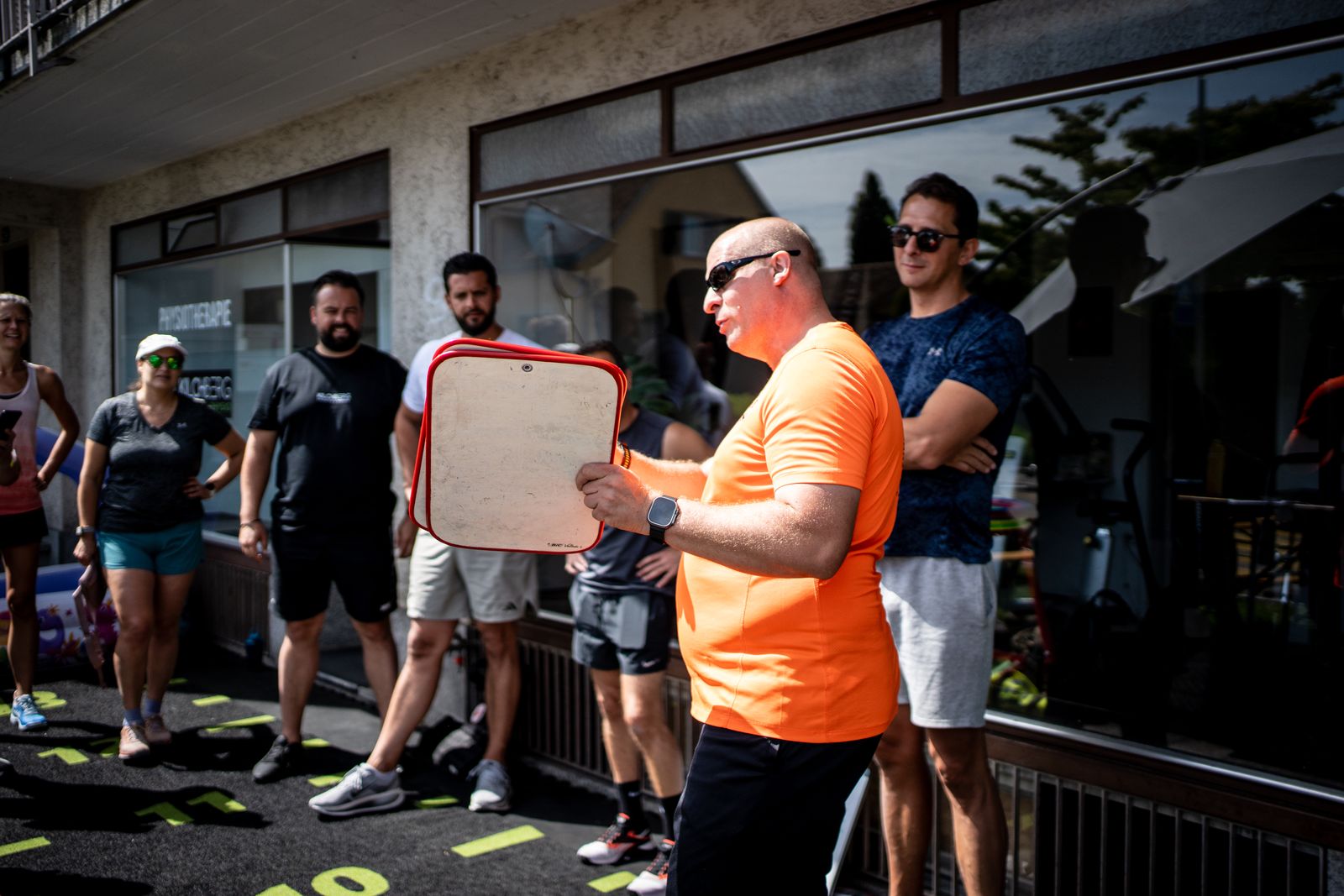 Briefing at the Murph community event